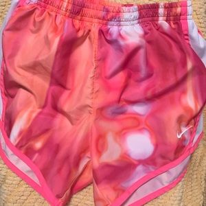 Nike Dri-fit Pink, Orange, & White Shorts